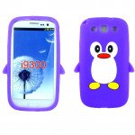 Wholesale Samsung Galaxy S3 / i9300 3D Penguin Case (Purple)